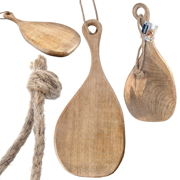 Deska do krojenia i serwowania Orion Mango drewniana Brązowa 50 x 23 cm (8592381201654) - obraz 6