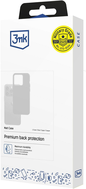 Etui 3MK Matt Case do Samsung Galaxy A26 Black (5903108625258) - obraz 2