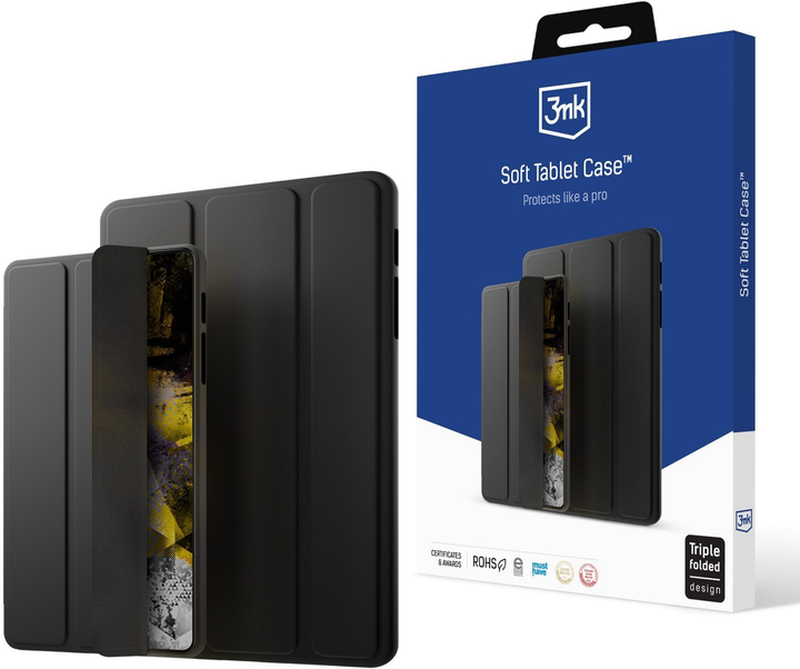 Чохол-книжка 3MK Soft Tablet Case для Samsung Galaxy Tab S10 FE Black (5903108660280) - зображення 11