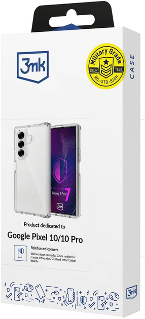 Панель 3MK Armor Case для Samsung Galaxy Z Fold7 Transparent (5903108678247) - зображення 4