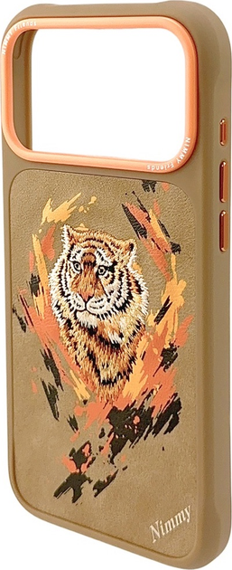 Панель Nimmy Tiger MagSafe для iPhone 17 Pro Max Light Brown (6971080316074) - зображення 2