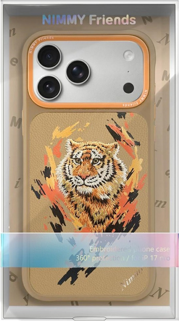 Панель Nimmy Tiger MagSafe для iPhone 17 Pro Max Light Brown (6971080316074) - зображення 6