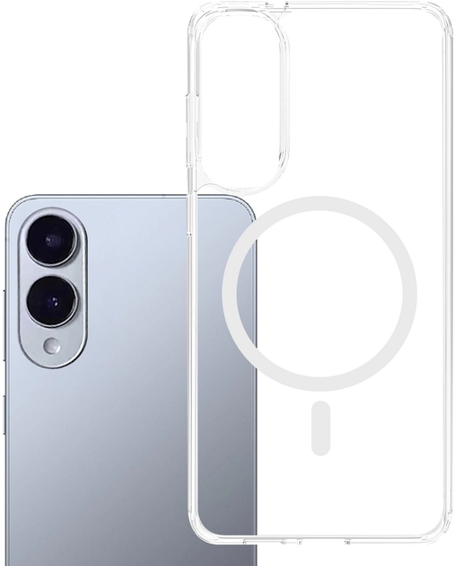 Панель 3MK Armor MagCase для Samsung Galaxy S25 Edge Transparent (5903108658638) - зображення 1