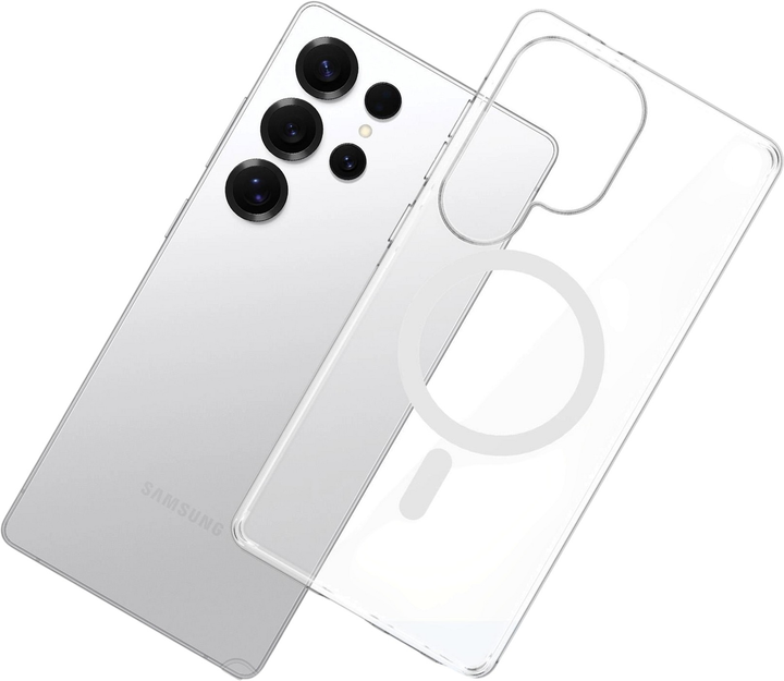 Etui 3MK EverClear MagCase do Samsung Galaxy S25 Ultra Transparent (5903108657242) - obraz 3