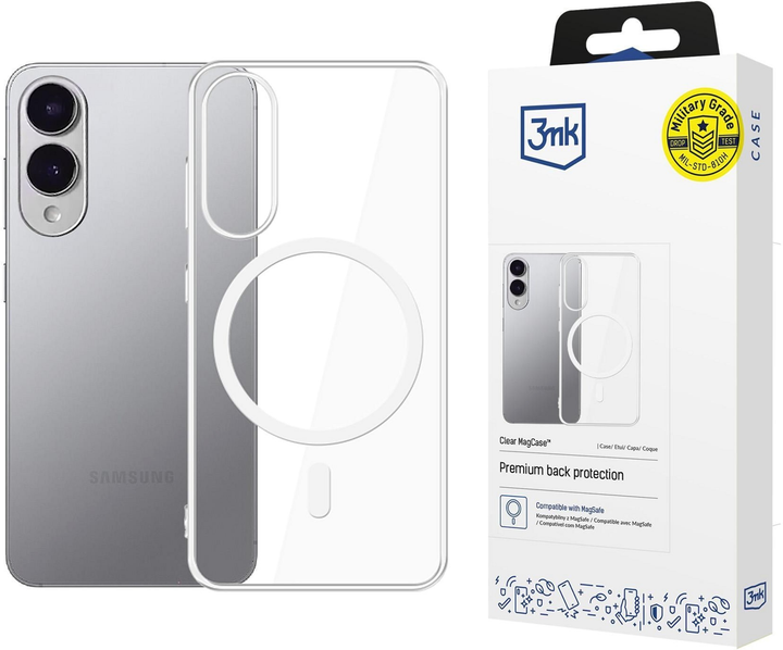 Etui 3MK Clear MagCase do Samsung Galaxy S25 Edge Transparent (5903108651899) - obraz 7