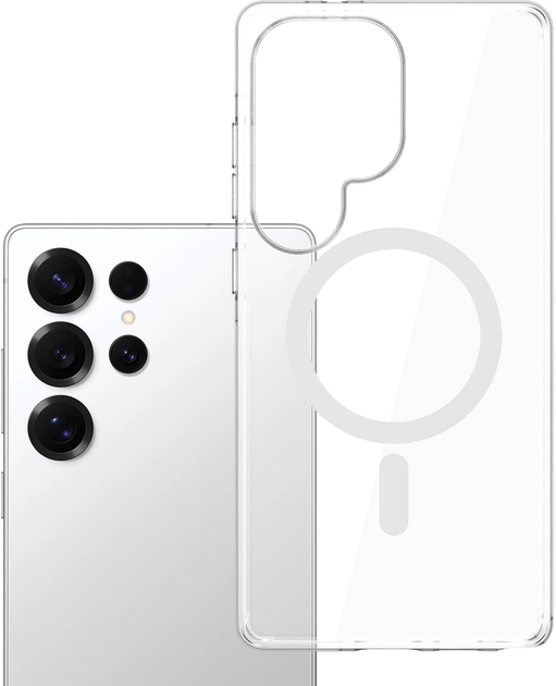Etui 3MK EverClear MagCase do Samsung Galaxy S25 Ultra Transparent (5903108657242) - obraz 6