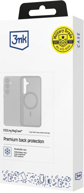 Etui 3MK COOLing MagCase do Samsung Galaxy S25 Ultra Black (5903108628983) - obraz 8