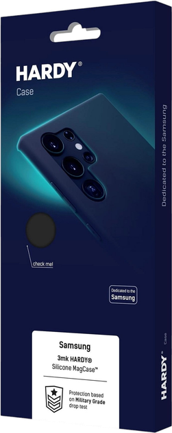 Etui 3MK HARDY Silicone MagCase do Samsung Galaxy S25 Edge Black (5903108651981) - obraz 7