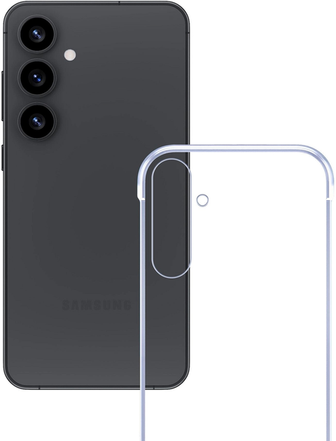 Etui 3MK Just20g Clear Case do Samsung Galaxy S25+ Transparent (5903108629027) - obraz 3