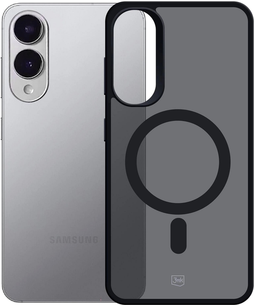 Панель 3MK Smoke MagCase для Samsung Galaxy S25 Edge Black (5903108651844) - зображення 1