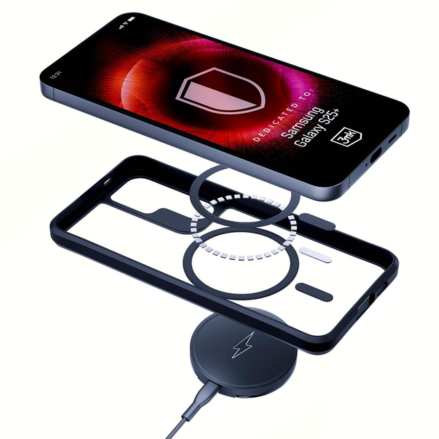 Панель 3MK Satin Armor MagCase для Samsung Galaxy S25+ Dark Blue (5903108615419) - зображення 6