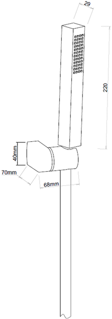 Душова лійка Invena Glamour AU-05-M09-S - зображення 2