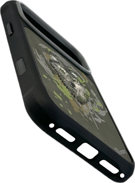 Etui plecki Nimmy Wolf MagSafe do iPhone 17 Pro Max Dark Grey  (6971080315992) - obraz 5