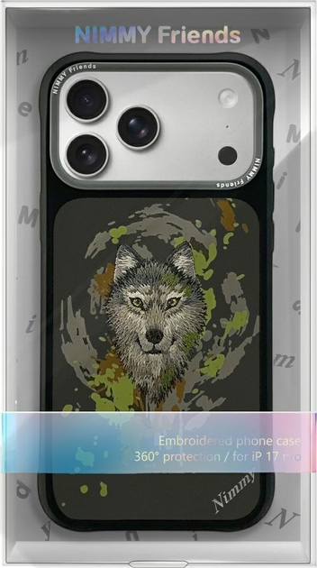 Панель Nimmy Wolf MagSafe для iPhone 17 Pro Dark Grey (6971080315954) - зображення 6