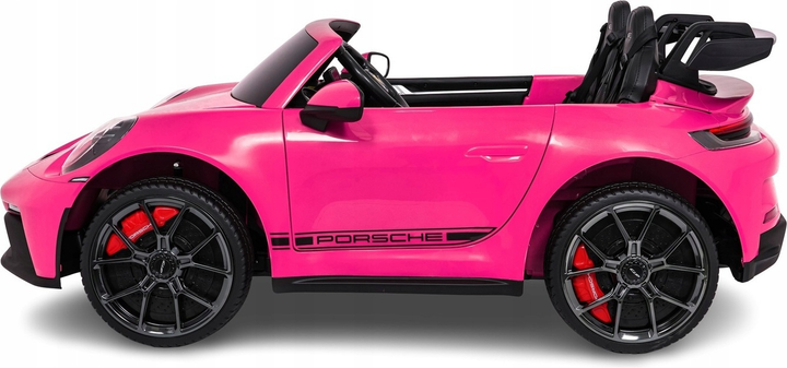 Електричний автомобіль для дітей Porsche 911 GT3 MP4 Рожевий (5903864985535) - зображення 4