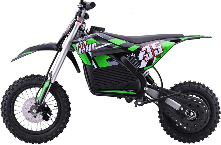 Електричний мотоцикл для дітей Pit Bike Зелений (5903864984187) - зображення 4