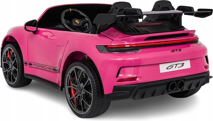 Електричний автомобіль для дітей Porsche 911 GT3 MP4 Рожевий (5903864985535) - зображення 5
