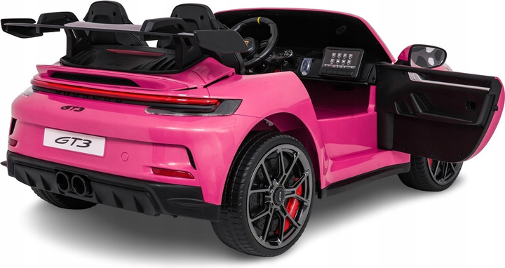 Електричний автомобіль для дітей Porsche 911 GT3 MP4 Рожевий (5903864985535) - зображення 6