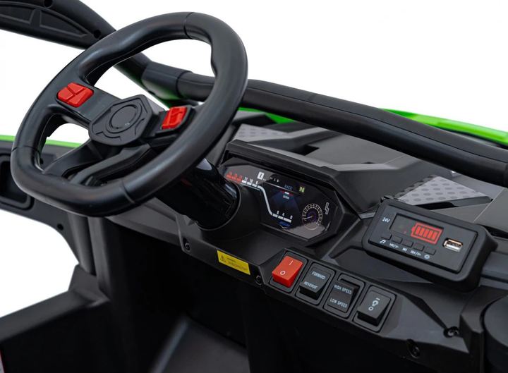 Buggy elektryczny dla dzieci KCK 4 x 4 Zielony (5903864943801) - obraz 9