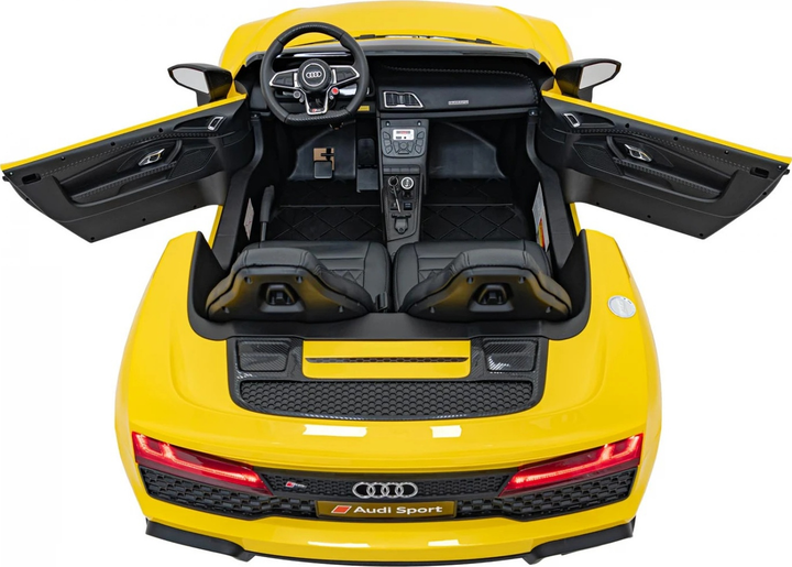 Електричний автомобіль для дітей Audi Spyder R8 Lift Жовтий (5903864944426) - зображення 8