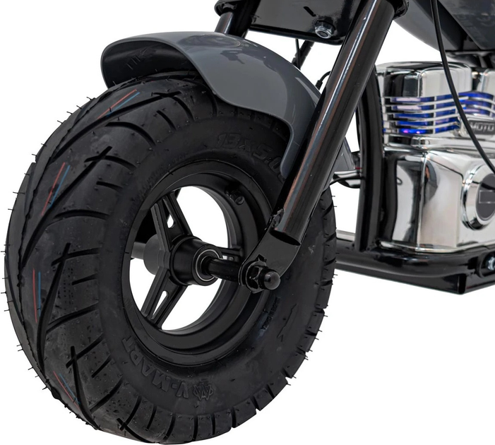 Електричний мотоцикл для дітей Chopper Warrior Сірий (5903864944549) - зображення 16