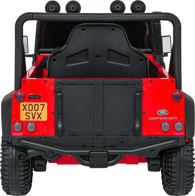 Електричний автомобіль для дітей Land Rover Defender 110 SVX Concept Червоний (5903864984736) - зображення 8