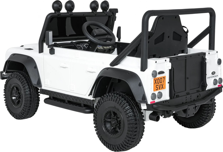 Електричний автомобіль для дітей Land Rover Defender 110 SVX Concept Білий (5903864984743) - зображення 6