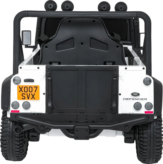 Електричний автомобіль для дітей Land Rover Defender 110 SVX Concept Білий (5903864984743) - зображення 7