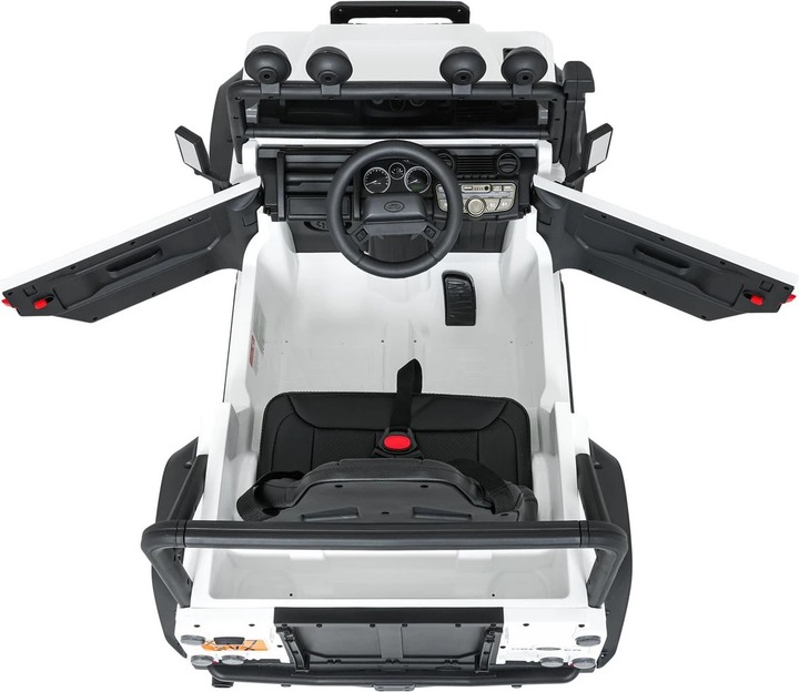 Електричний автомобіль для дітей Land Rover Defender 110 SVX Concept Білий (5903864984743) - зображення 9