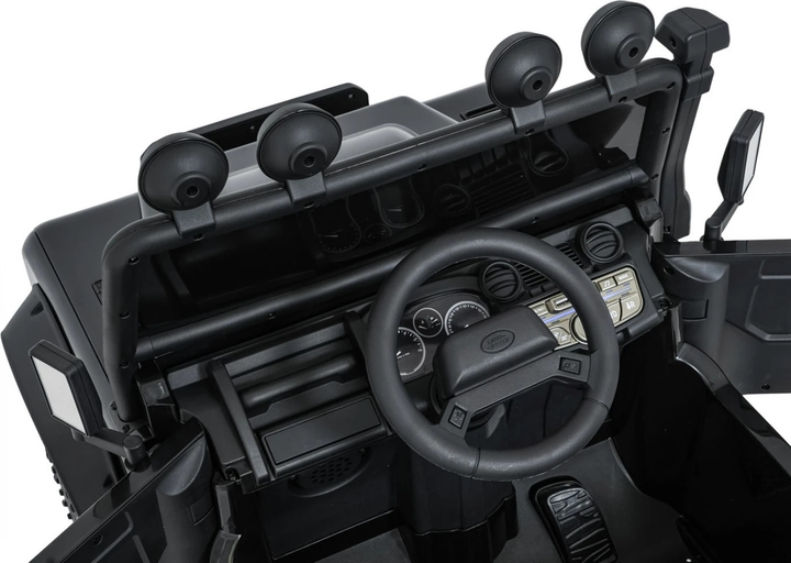 Електричний автомобіль для дітей Land Rover Defender 110 SVX Concept Чорний (5903864984729) - зображення 11