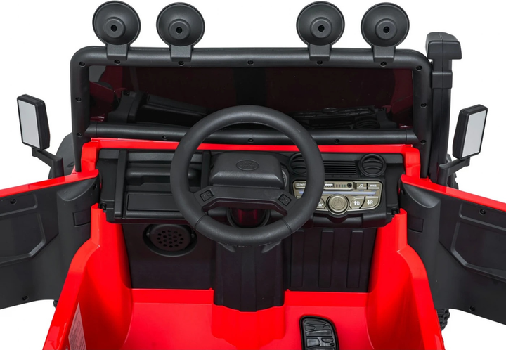 Електричний автомобіль для дітей Land Rover Defender 110 SVX Concept Червоний (5903864984736) - зображення 12