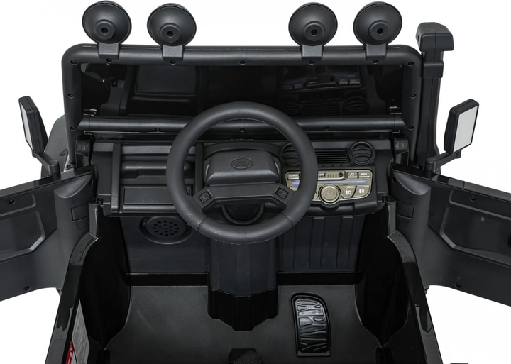 Електричний автомобіль для дітей Land Rover Defender 110 SVX Concept Чорний (5903864984729) - зображення 12