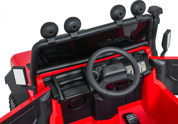 Електричний автомобіль для дітей Land Rover Defender 110 SVX Concept Червоний (5903864984736) - зображення 13
