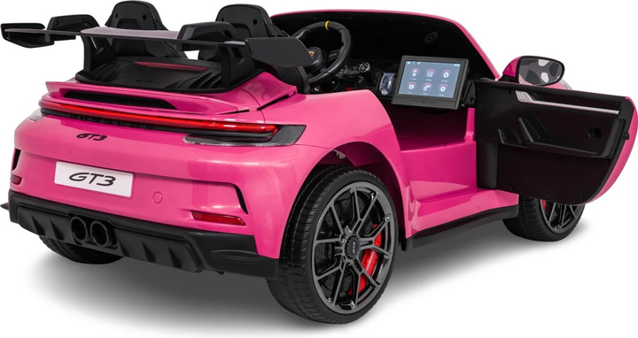Електричний автомобіль для дітей Porsche 911 GT3 Strong MP4 Рожевий (5903864985450) - зображення 10