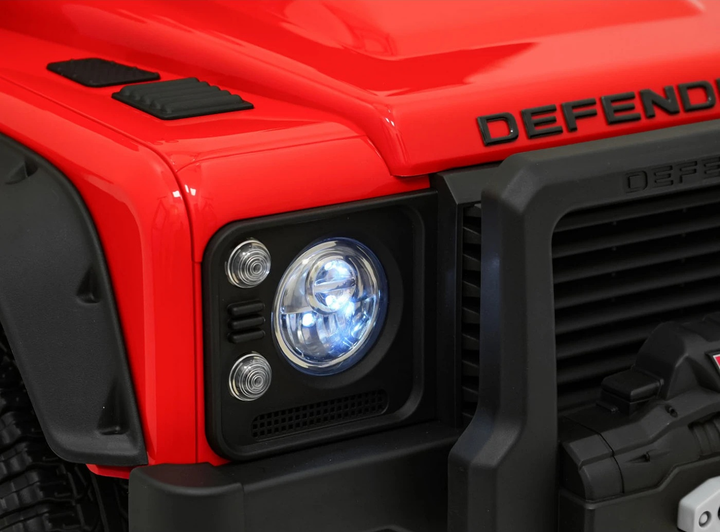 Електричний автомобіль для дітей Land Rover Defender 110 SVX Concept Червоний (5903864984736) - зображення 19