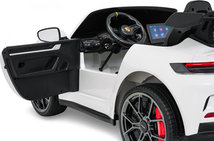 Електричний автомобіль для дітей Porsche 911 GT3 Strong MP4 Білий (5903864985467) - зображення 17