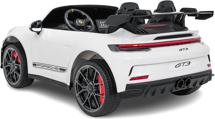 Електричний автомобіль для дітей Porsche 911 GT3 Білий (5903864985580) - зображення 5