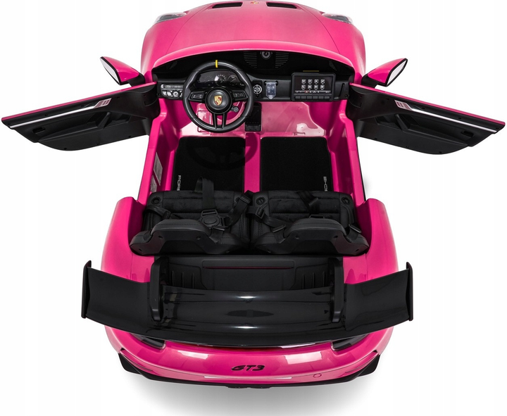 Електричний автомобіль для дітей Porsche 911 GT3 Рожевий (5903864985573) - зображення 8