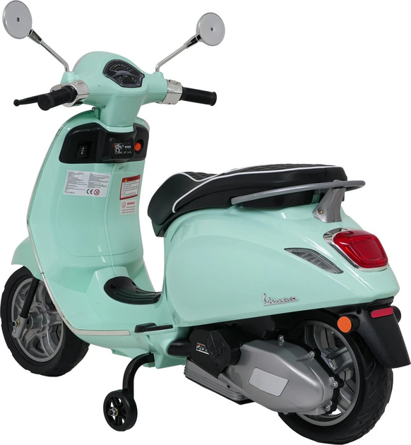 Електричний скутер для дітей Vespa Roma Зелений (5903864984651) - зображення 6