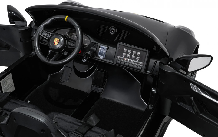 Електричний автомобіль для дітей Porsche 911 GT3 Чорний (5903864985603) - зображення 17