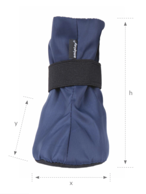 Buty dla psa Amiplay Bristol M Czerwony 2 szt (5907563272484) - obraz 2