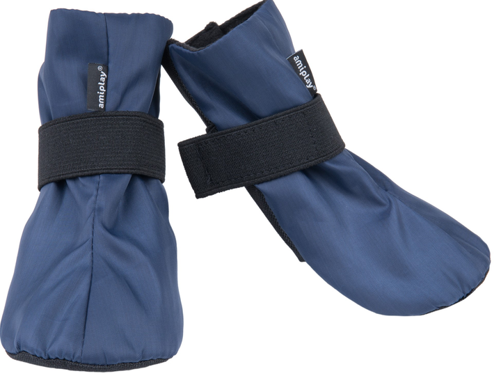Buty dla psa Amiplay Bristol L Granatowy 2 szt (5907563272538) - obraz 1