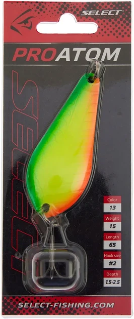 Блешня Select ProAtom 15.0g 65mm #13 - зображення 2