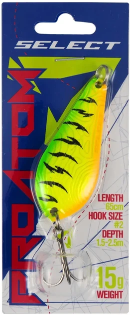 Блесна Select ProAtom 15.0g 65mm #10 - Фото 2 Блесна Select ProAtom 15.0g 65mm #10 - изображение 2