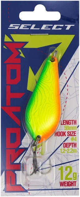 Блесна Select ProAtom 12.0 g 59 mm #13 - Фото 2 Блесна Select ProAtom 12.0 g 59 mm #13 - изображение 2