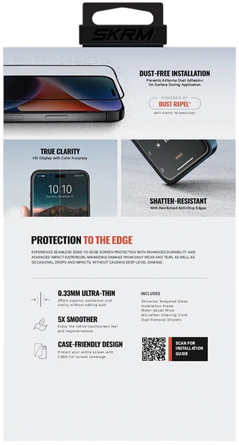 Szkło hartowane Skinarma True Clear do Apple iPhone 17 Pro (8886461248784) - obraz 3