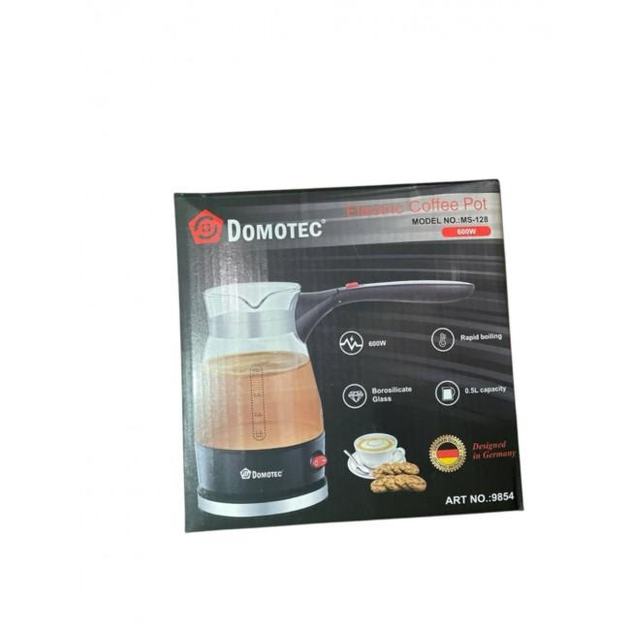 Кавоварка 0,5 л Domotec MS 128 — електричний чайник зі швидким кип'ятінням - зображення 2