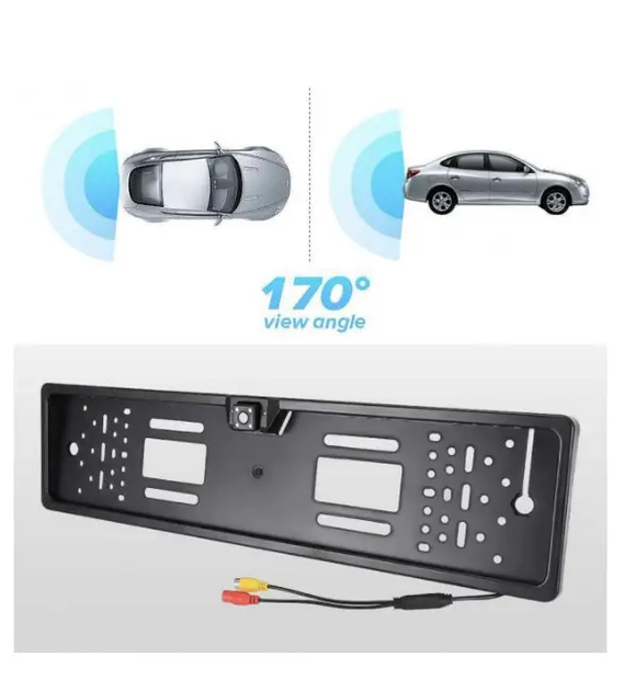 Автокамера. Рамка для номера с камерой CAR CAM.JX 9488A - изображение 4