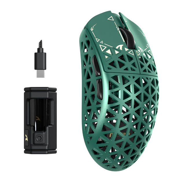 Миша бездротова Attack Shark R5 Ultra Green - Фото 1 Миша бездротова Attack Shark R5 Ultra Green - изображение 1