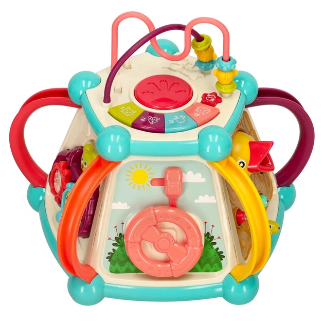 Kostka edukacyjna Bibi-inn nakarm ptaszka 7 w 1 KX3599 (5903039753112) - obraz 3